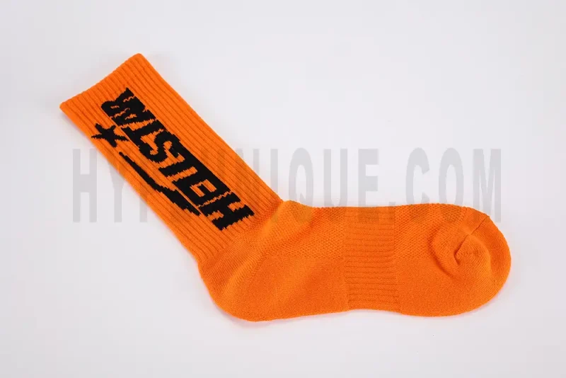 Hellstar Logo Socks Orange