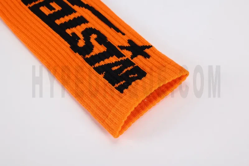 Hellstar Logo Socks Orange