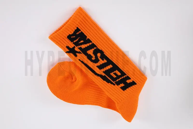 Hellstar Logo Socks Orange