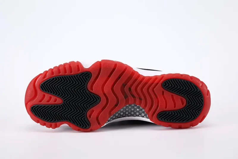 the red and black sole