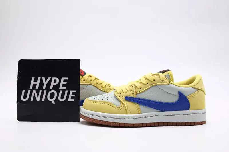 Jordan Kids x Travis Scott Air Jordan 1 Retro Low OG SP "Canary"