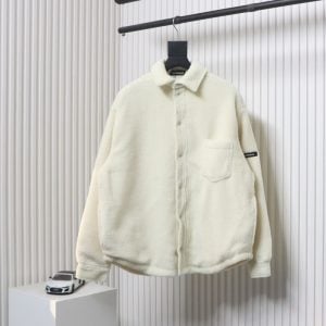 Lamb Wool Shirt-Style Cotton Jacket