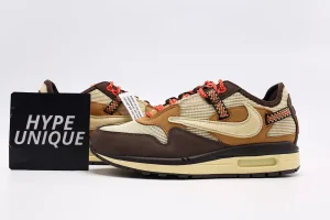 REPLICA TRAVIS SCOTT X AIR MAX 1 'BAROQUE BROWN'