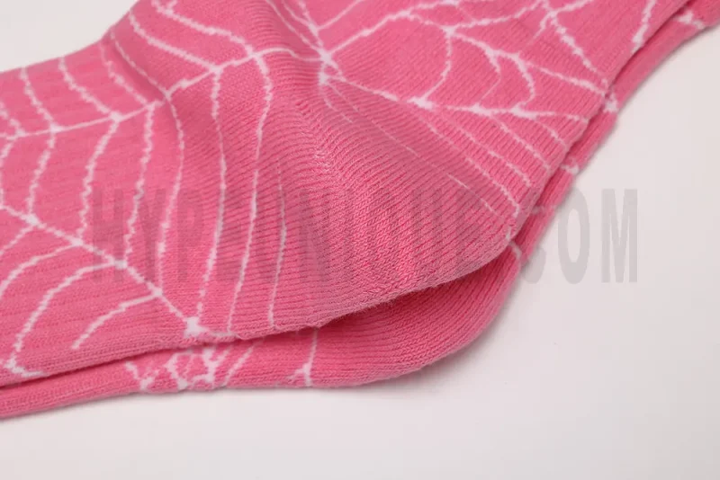 Sp5der All Over Print Socks 'Pink'