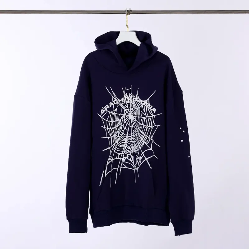 Sp5der Arach NY Phobia Hoodie Navy