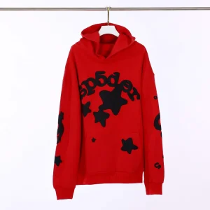 Sp5der Beluga Hoodie 'Red'