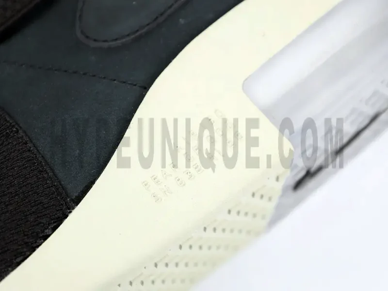 Outer side of sole