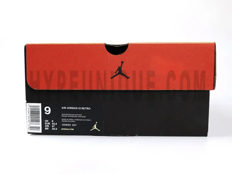 the jordan 12 box