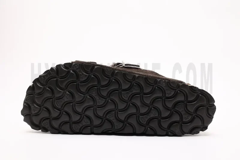 the black outsole