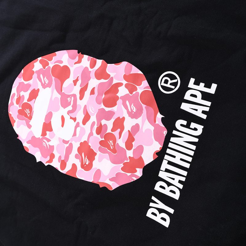 the pink bape logo