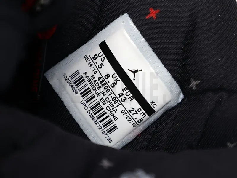 the shoe label