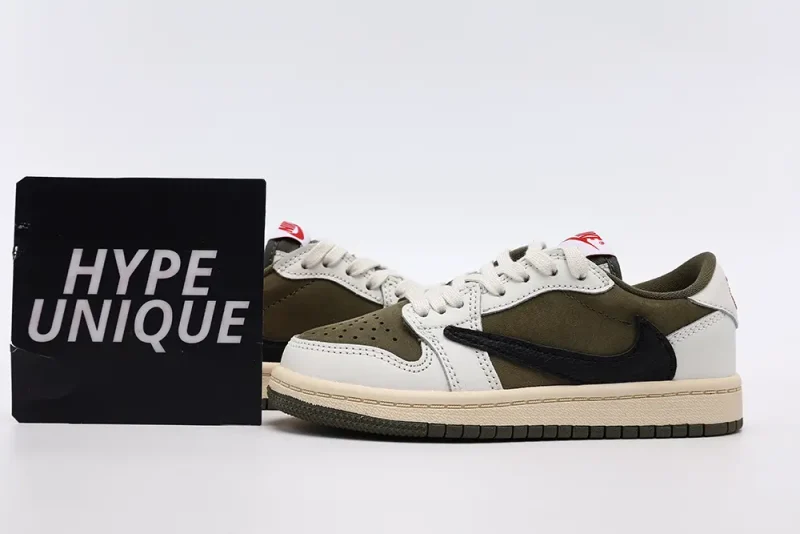 「Kid Size」Jordan 1 Retro Low OG SP Travis Scott Medium Olive (PS)