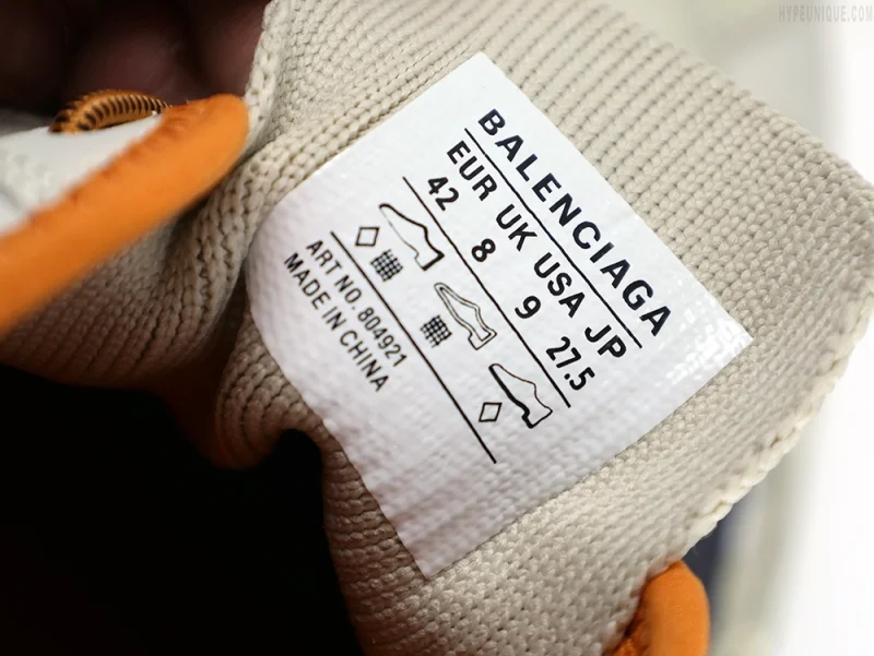 the brand size label