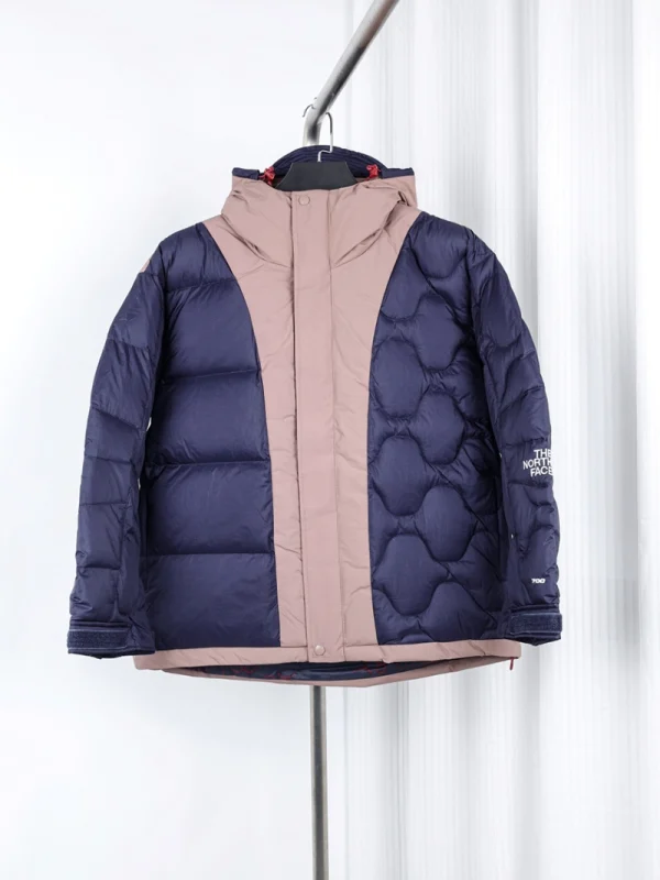 TNF Ue Limited Color Matching Zipper Hooded Down Jacket