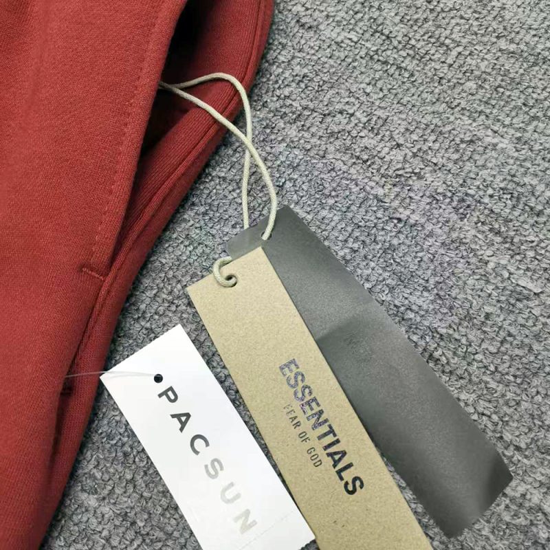 [Top Quality Version] Fear of God Essentials FALL24 HOLIDAY Red