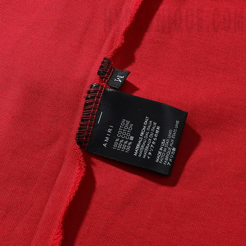 the red wash tag