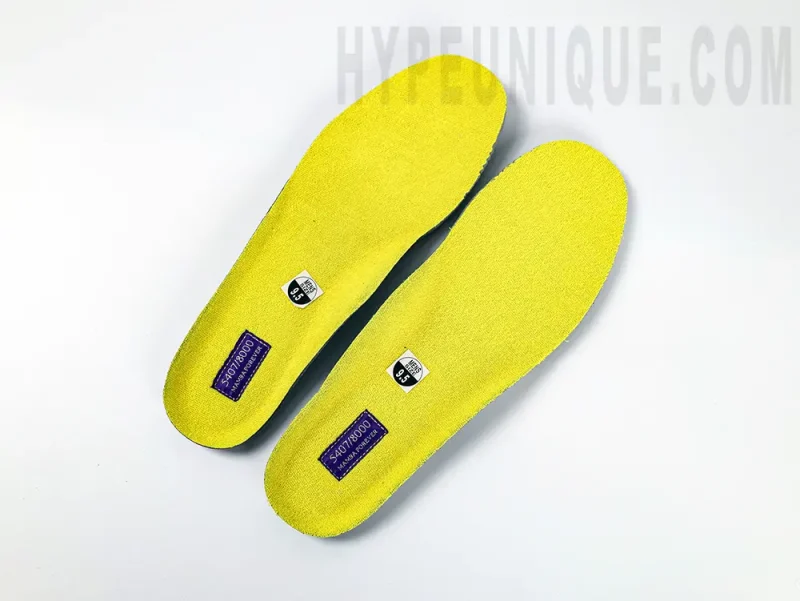 the yellow outsole