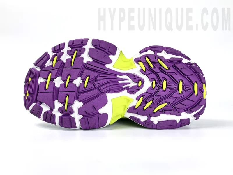 the purple outsole