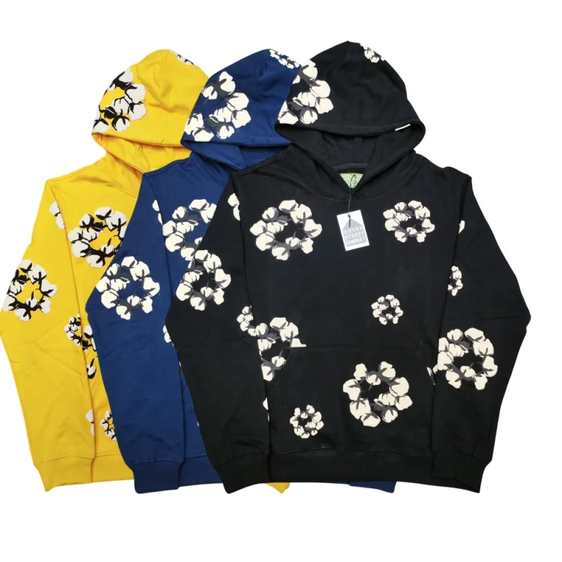 Cactus Denim Tears Wreath Hoodie 3 Colors