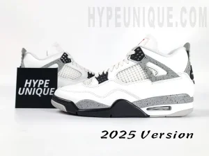 Jordan 4 Retro White Cement 2025