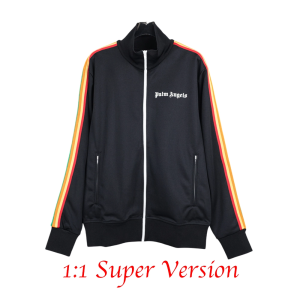 「1:1 Super Version」Palm Angels Logo Track Jacket 'Black'