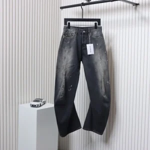 Acne Heavy-Duty Ink-Splashed Jeans