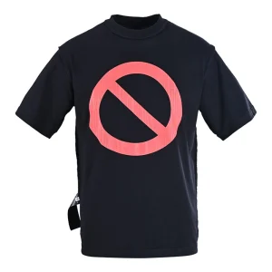 No Passing Printed Reverse T-shirt