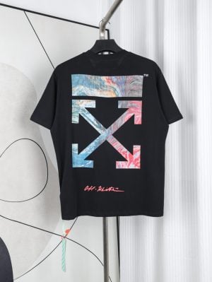 Off-White Colorful Dye Arrow Print T-Shirt