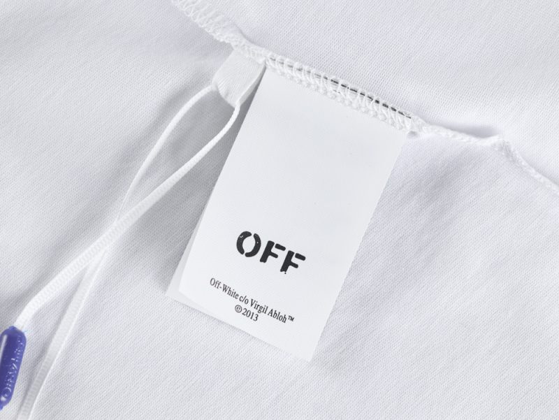 Off-White Ripple Anchor Arrow Embroidered T-Shirt