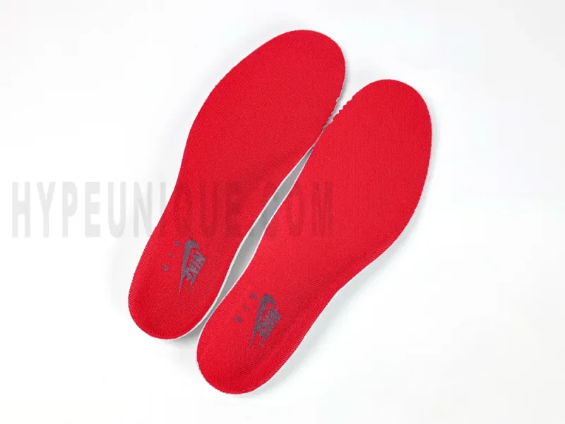 the red insole
