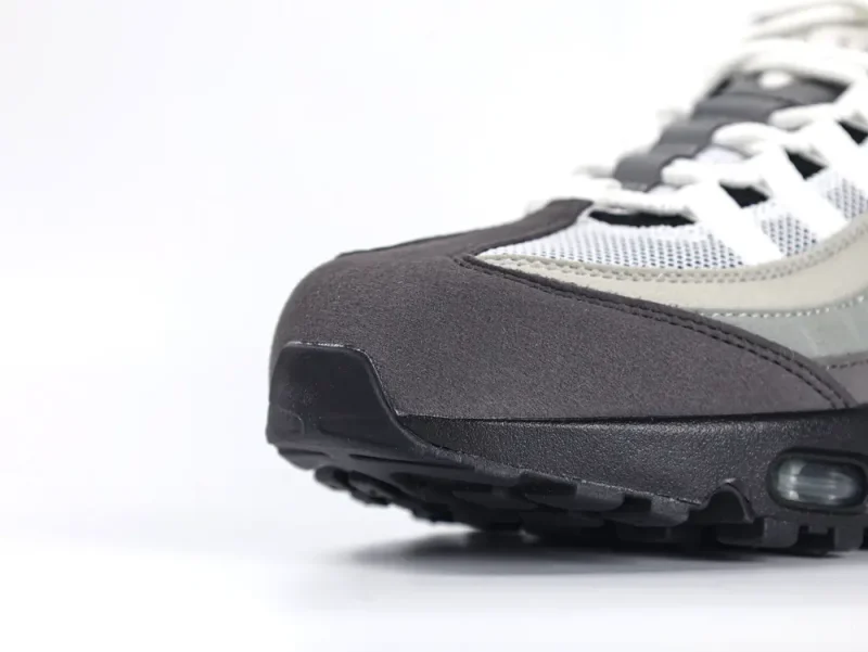 the grey toe box