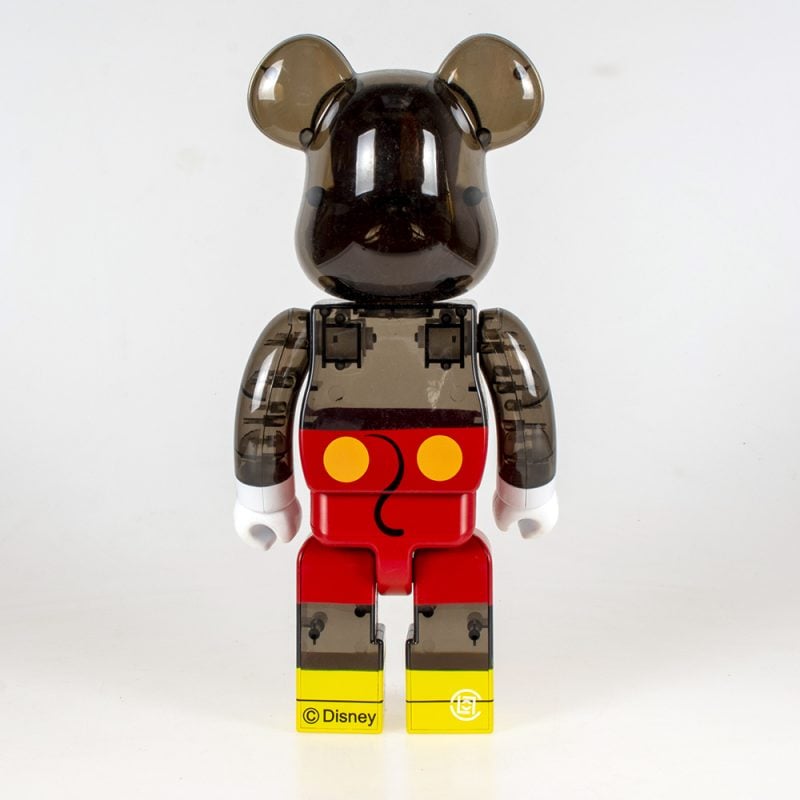 Bearbrick x CLOT x 3125C x Disney 3-Eyed Mickey Mouse Translucent Black