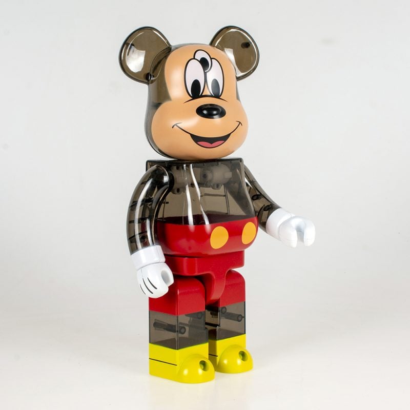 Bearbrick x CLOT x 3125C x Disney 3-Eyed Mickey Mouse Translucent Black - Image 3