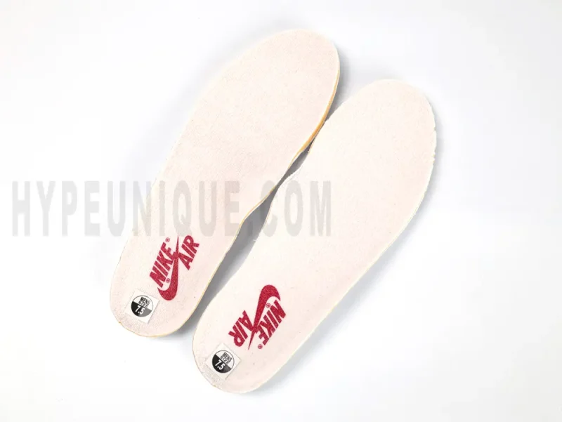 the white insole