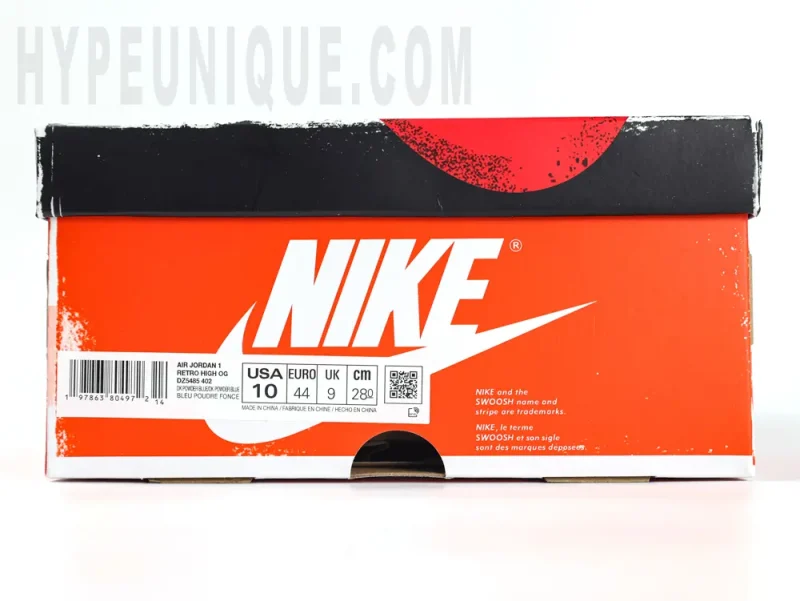 Orange shoe box