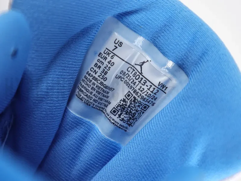 the size label
