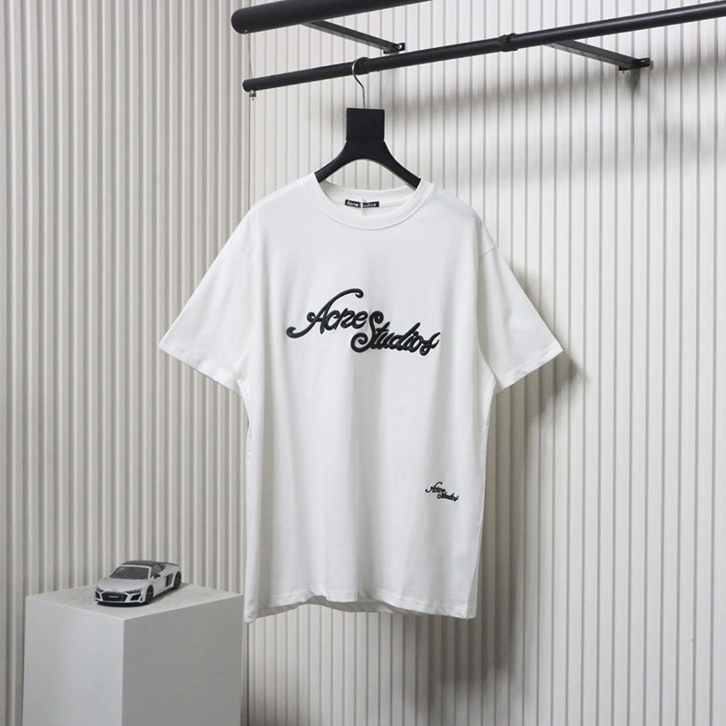 Acne Embroidered Logo T-Shirt