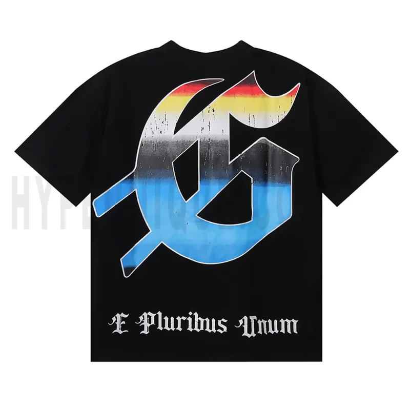 The back of the black clothes