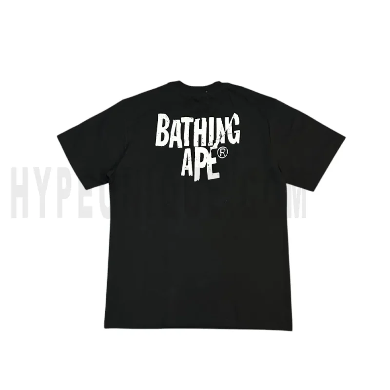 The back of the black clothes