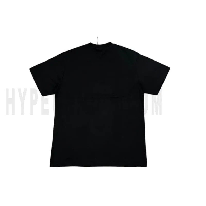 The back of the black clothes