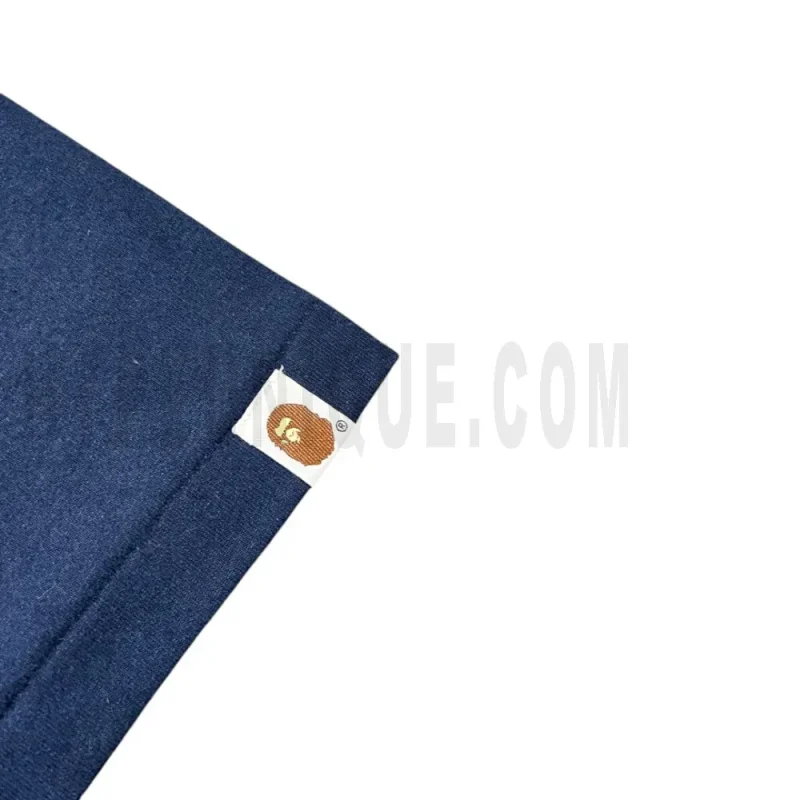 The sleeves of the blue clothes