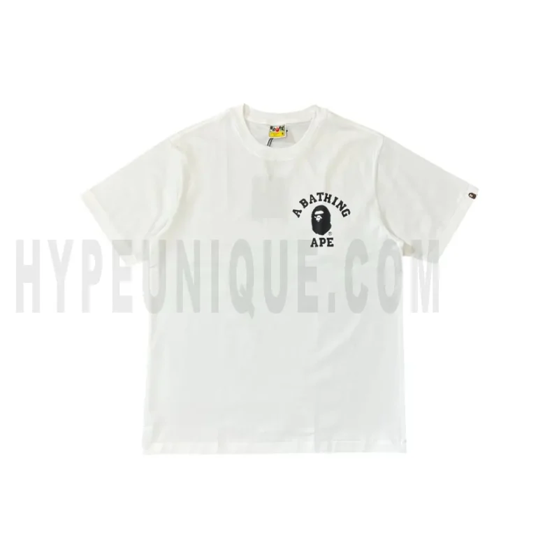 The front of the white clothes