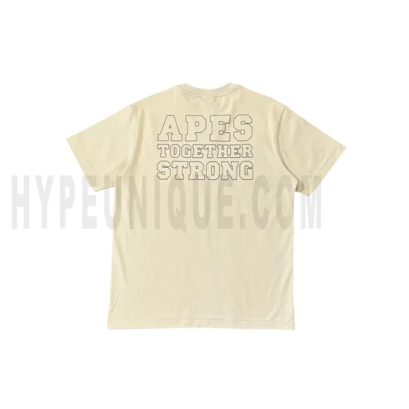 The back of the beige clothes