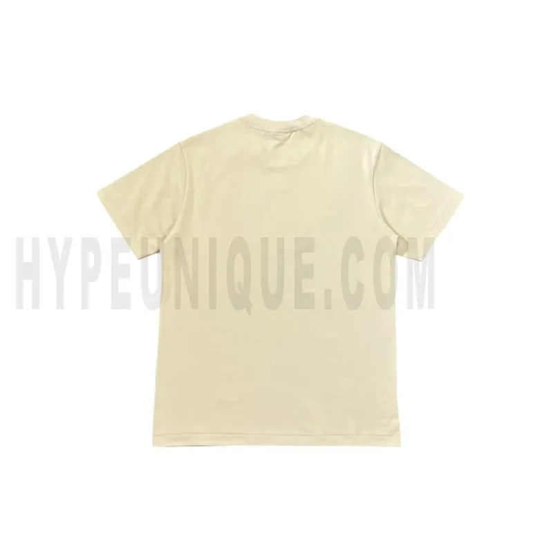 The back of the beige clothes