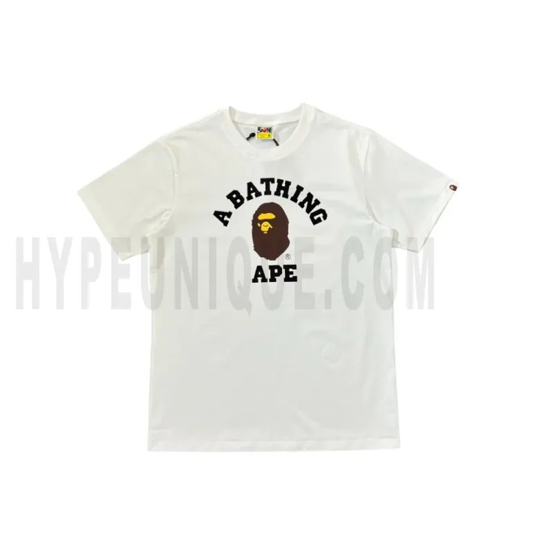 The front of the white clothes