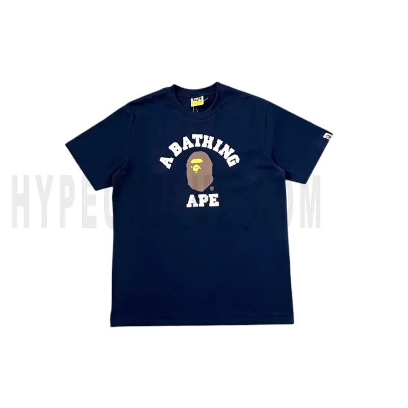 The front of the blue clothes