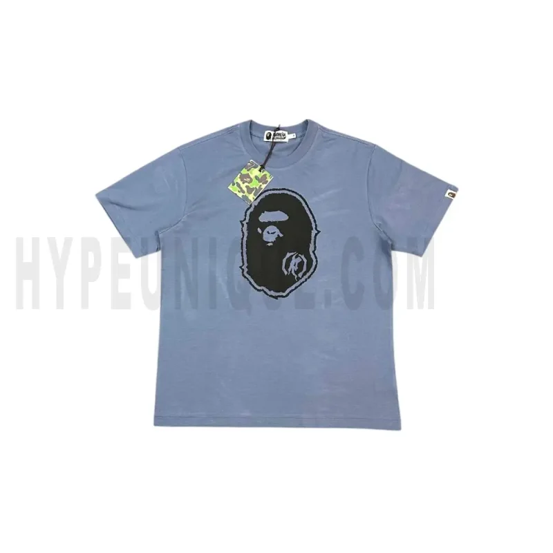 The front of the blue clothes