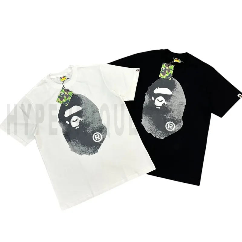 BAPE High Tone Bleach Big Ape Head T-Shirt1