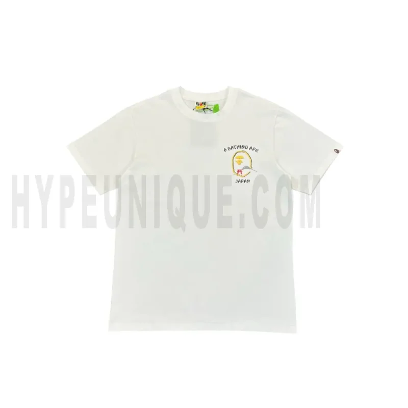 The front of the white clothes