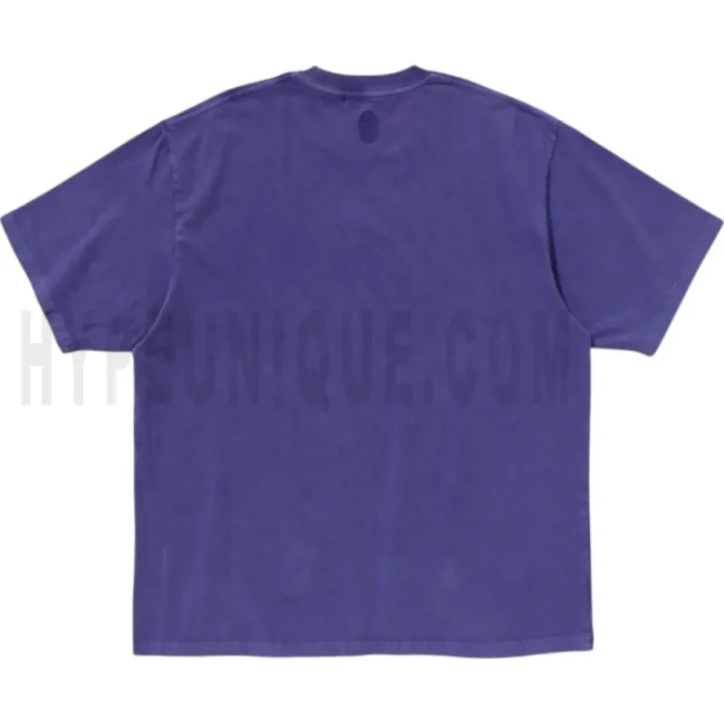 The back of the purple clothes